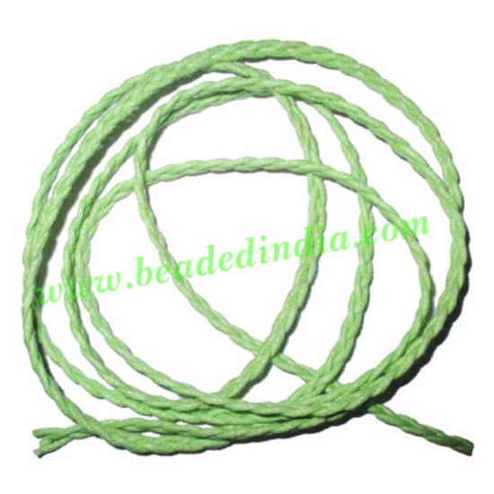 Picture of Braided Hunter Cotton Wax Cords, size: 4mm