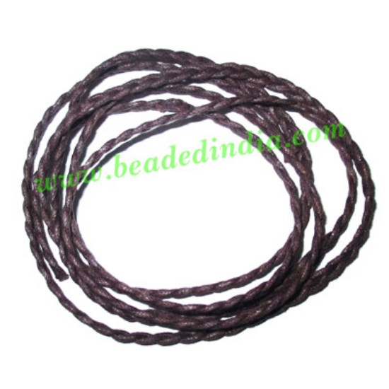 Picture of Braided Hunter Cotton Wax Cords, size: 4mm