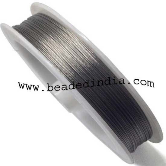Picture of Tiger Tail Wire 0.45, silver color.