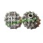 Picture of Silver Plated Fancy Beads, size: 15.5x16.5mm, weight: 5.11 grams.