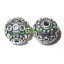 Picture of Silver Plated Fancy Beads, size: 17x18mm, weight: 6.02 grams.