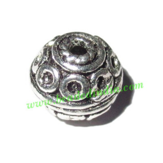 Picture of Silver Plated Fancy Beads, size: 10x10mm, weight: 1.91 grams.