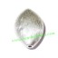 Picture of Silver Plated Brushed Beads, size: 30x19x13mm, weight: 8.05 grams.