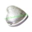 Picture of Silver Plated Brushed Beads, size: 24x24x15mm, weight: 6.71 grams.
