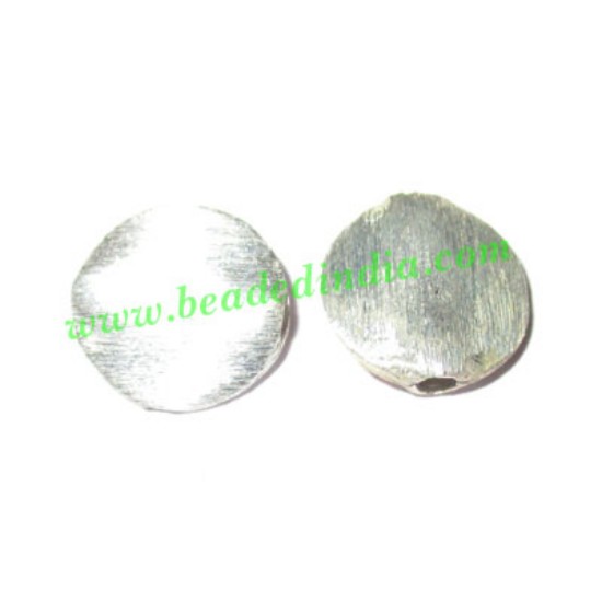Picture of Silver Plated Brushed Beads, size: 11x3mm, weight: 0.89 grams.