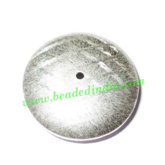 Picture of Silver Plated Brushed Beads, size: 9x30mm, weight: 9.79 grams.