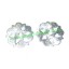 Picture of Silver Plated Brushed Beads, size: 0.5x15mm, weight: 0.37 grams.
