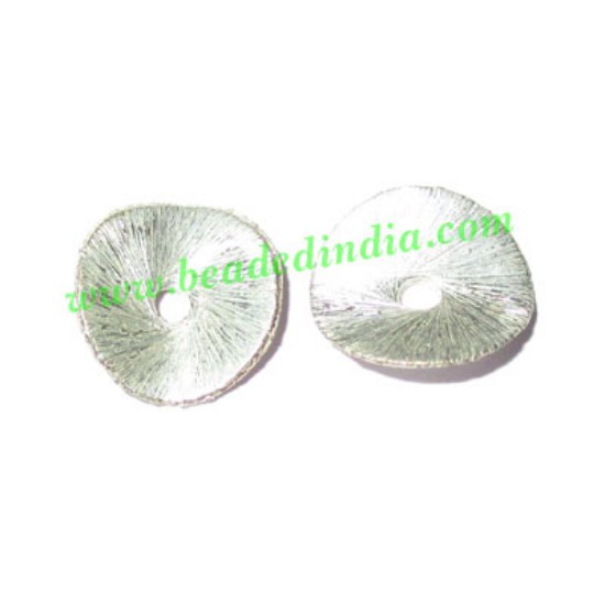 Picture of Silver Plated Brushed Beads, size: 0.5x10mm, weight: 0.42 grams.