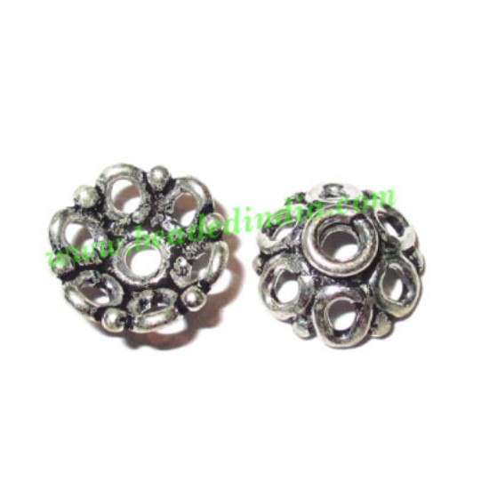 Picture of Silver Plated Caps, size: 5.5x12mm, weight: 1.18 grams.