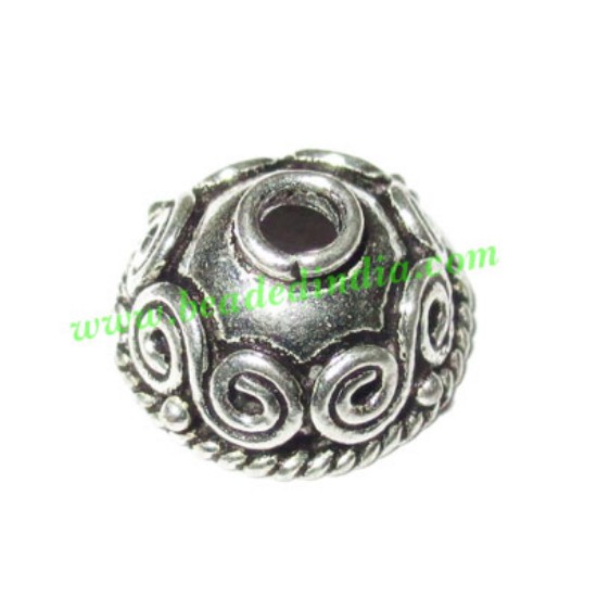 Picture of Silver Plated Caps, size: 7.5x13mm, weight: 1.44 grams.