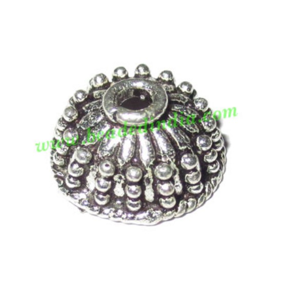 Picture of Silver Plated Caps, size: 7x15mm, weight: 1.75 grams.