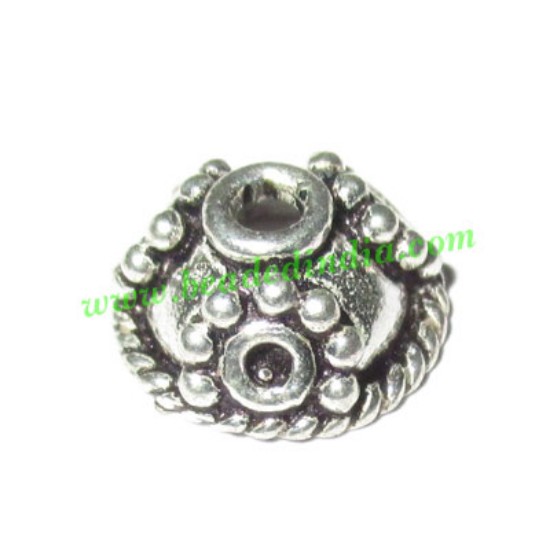 Picture of Silver Plated Caps, size: 5x10.5mm, weight: 0.96 grams.