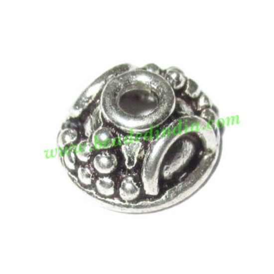Picture of Silver Plated Caps, size: 4.5x10mm, weight: 0.83 grams.
