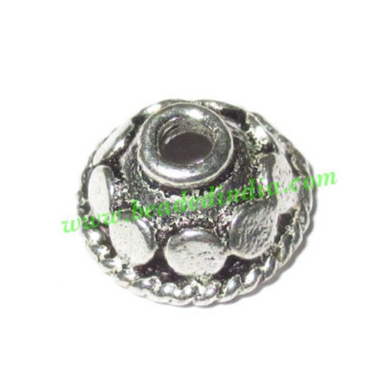 Picture of Silver Plated Caps, size: 5x10mm, weight: 0.66 grams.