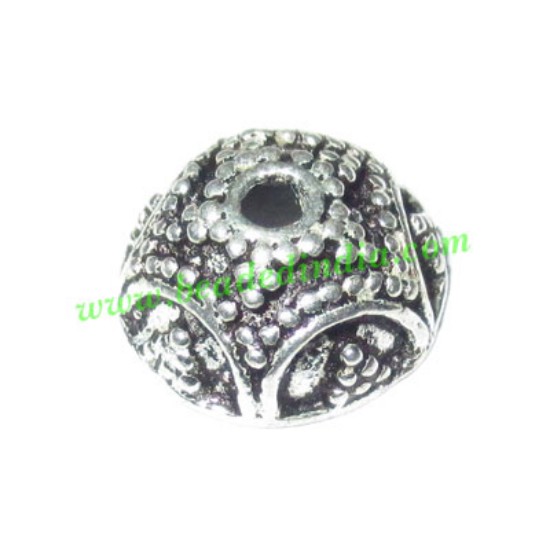 Picture of Silver Plated Caps, size: 4.5x10mm, weight: 0.88 grams.