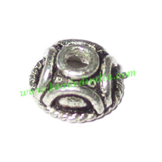 Picture of Silver Plated Caps, size: 4x9mm, weight: 0.44 grams.