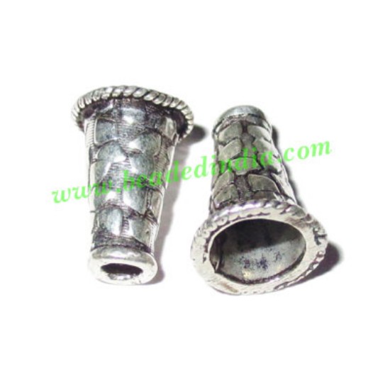 Picture of Silver Plated Cones, size: 13x9mm, weight: 0.92 grams.