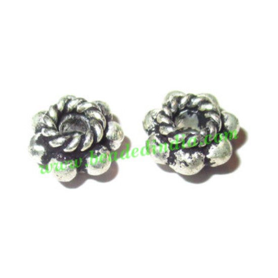 Picture of Silver Plated Spacers, size: 3.5x6.5mm, weight: 0.48 grams.