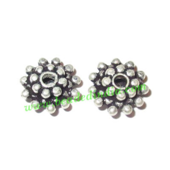Picture of Silver Plated Spacers, size: 4x9mm, weight: 0.87 grams.