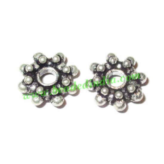 Picture of Silver Plated Spacers, size: 4x11mm, weight: 1.36 grams.
