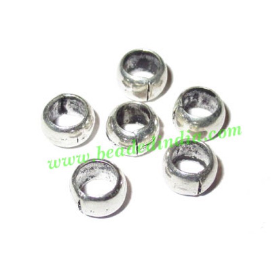 Picture of Silver Plated Spacers, size: 4x6mm, weight: 0.47 grams.
