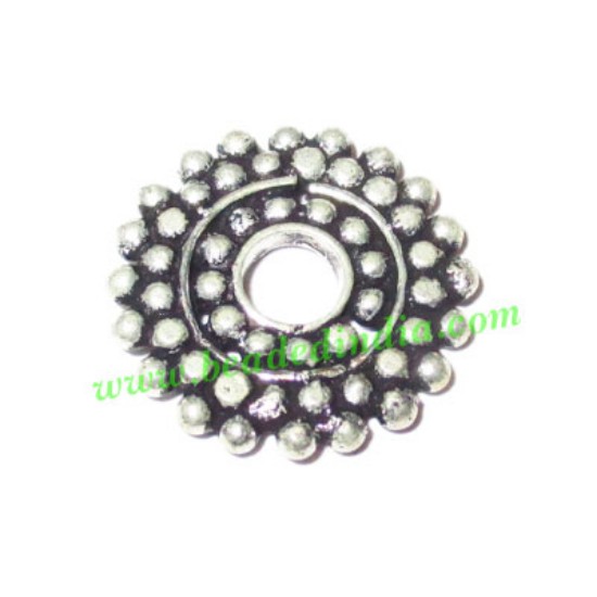 Picture of Silver Plated Spacers, size: 1.5x15.5mm, weight: 1.68 grams.