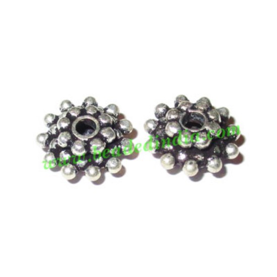 Picture of Silver Plated Spacers, size: 4x9.5mm, weight: 0.92 grams.