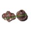 Picture of Copper Metal Beads, size: 18x14mm, weight: 3.71 grams.