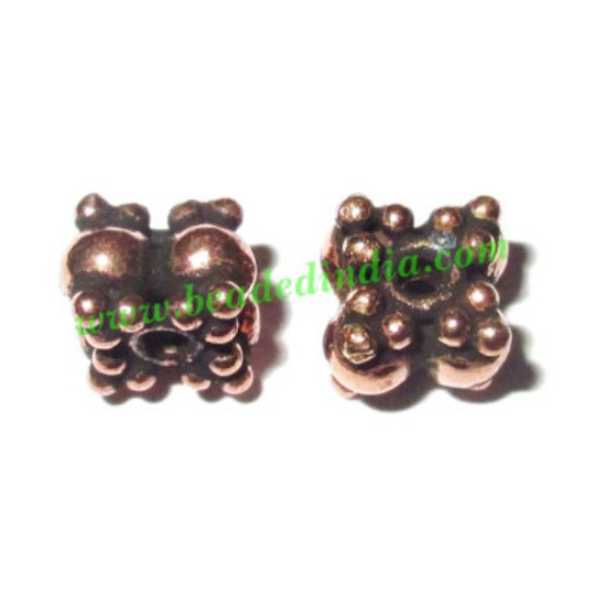 Picture of Copper Metal Beads, size: 5x6mm, weight: 0.89 grams.