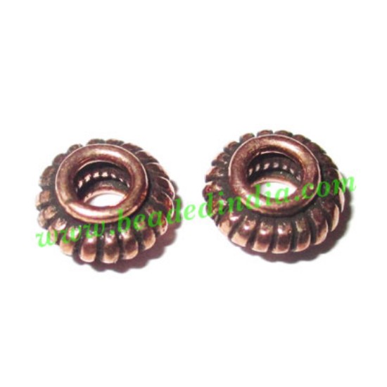 Picture of Copper Metal Beads, size: 4x8mm, weight: 0.78 grams.