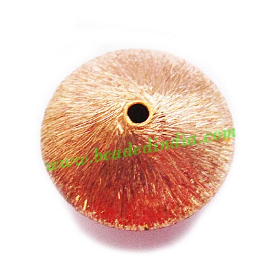 Picture of Copper Brushed Beads, size: 11x20mm, weight: 3.84 grams.