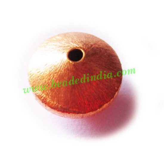 Picture of Copper Brushed Beads, size: 10.5x16mm, weight: 3.32 grams.