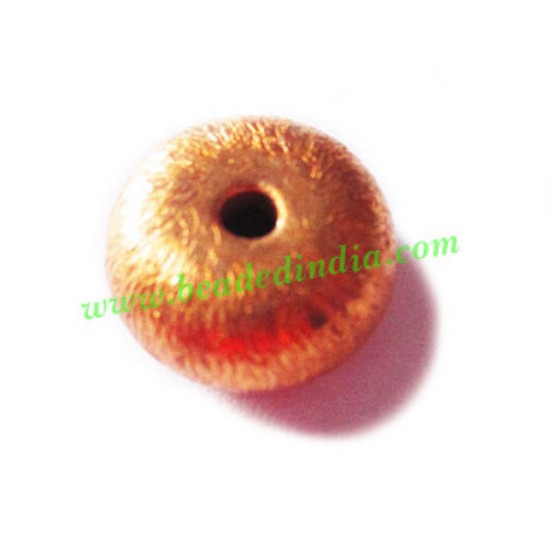 Picture of Copper Brushed Beads, size: 6x12mm, weight: 1.07 grams.