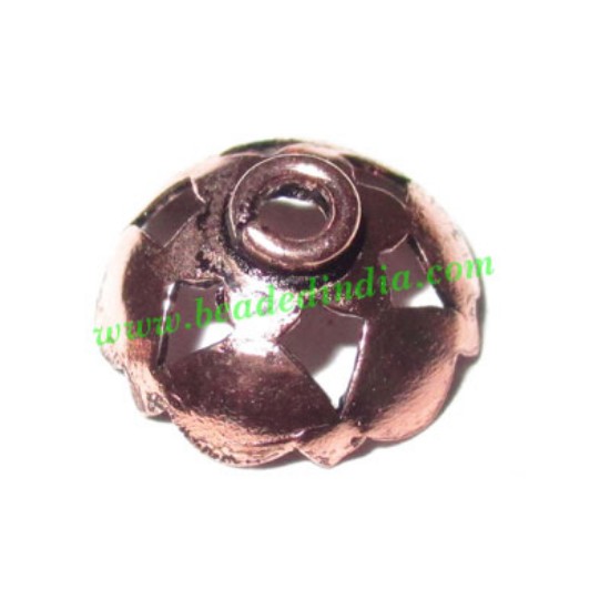 Picture of Copper Metal Caps, size: 6x12mm, weight: 0.47 grams.