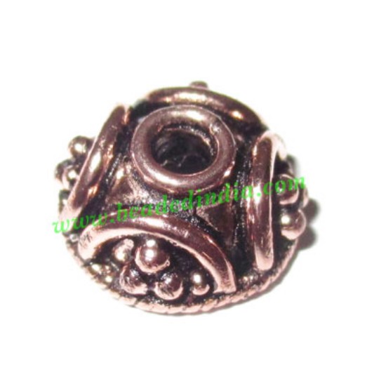 Picture of Copper Metal Caps, size: 6x13mm, weight: 1.79 grams.