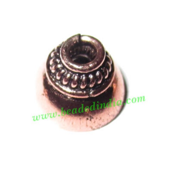 Picture of Copper Metal Caps, size: 9.5x12mm, weight: 1.58 grams.