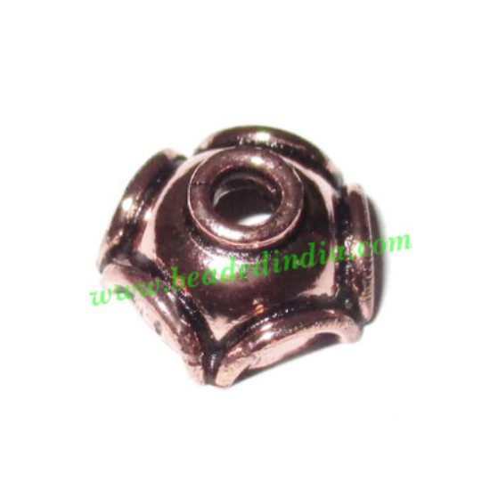 Picture of Copper Metal Caps, size: 6x12mm, weight: 1.04 grams.