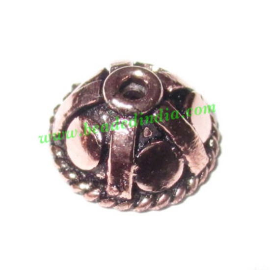 Picture of Copper Metal Caps, size: 5x10.5mm, weight: 0.93 grams.