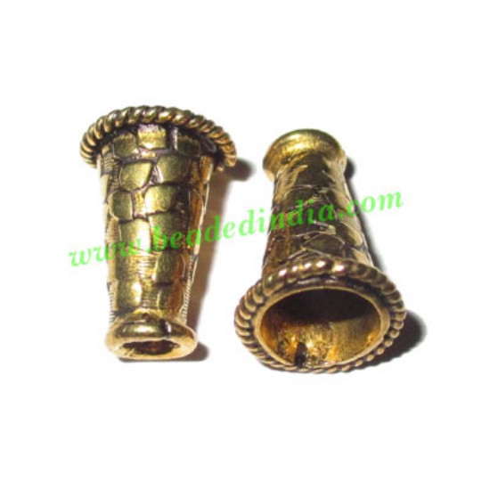 Picture of Copper Metal Cones, size: 13.5x9mm, weight: 1.11 grams.