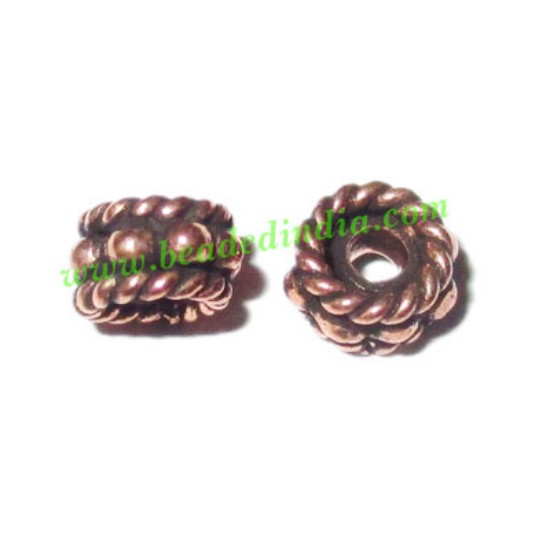 Picture of Copper Metal Spacers, size: 3x5mm, weight: 0.31 grams.