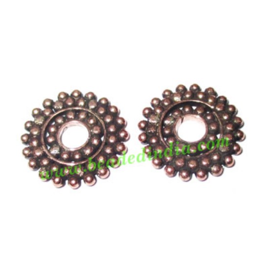 Picture of Copper Metal Spacers, size: 2x16mm, weight: 1.58 grams.