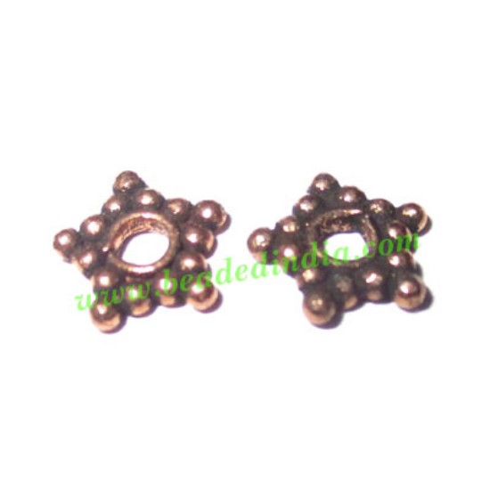 Picture of Copper Metal Spacers, size: 1x7mm, weight: 0.17 grams.