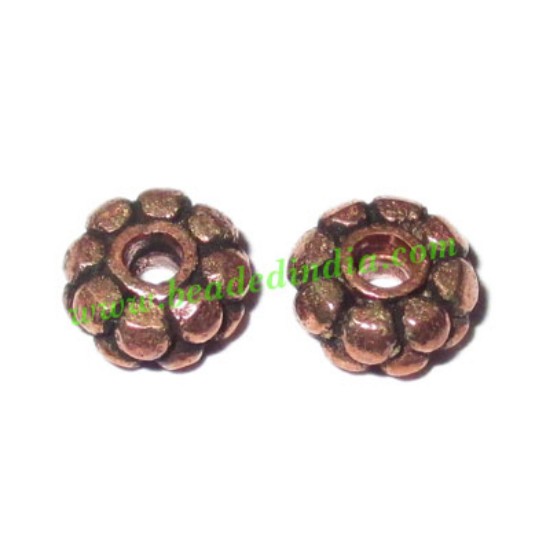 Picture of Copper Metal Spacers, size: 2.5x6mm, weight: 0.5 grams.