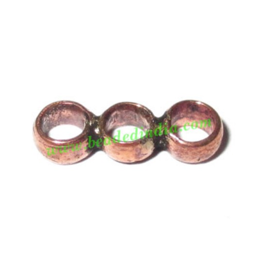 Picture of Copper Metal Spacer Bars, size: 2x4x8mm, weight: 0.46 grams.
