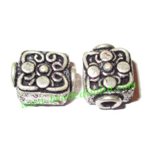 Picture of Sterling Silver .925 Fancy Beads, size: 13x10x8mm, weight: 2.43 grams.