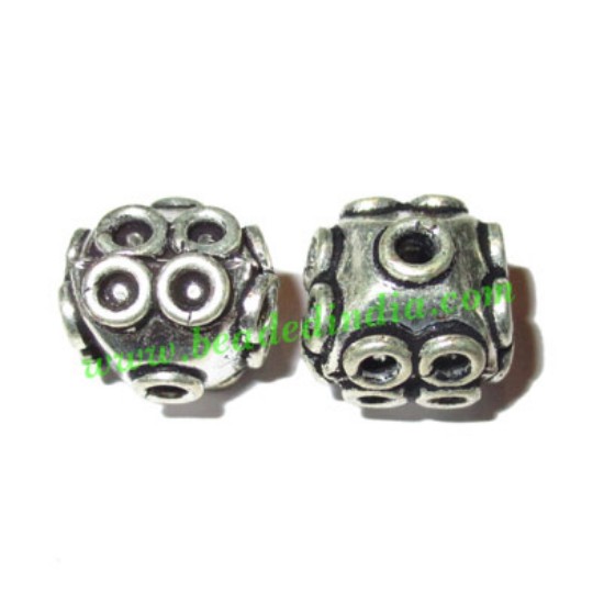 Picture of Sterling Silver .925 Fancy Beads, size: 12x12mm, weight: 2.73 grams.