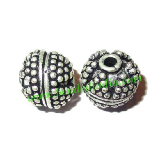 Picture of Sterling Silver .925 Fancy Beads, size: 11x11.5mm, weight: 3.1 grams.