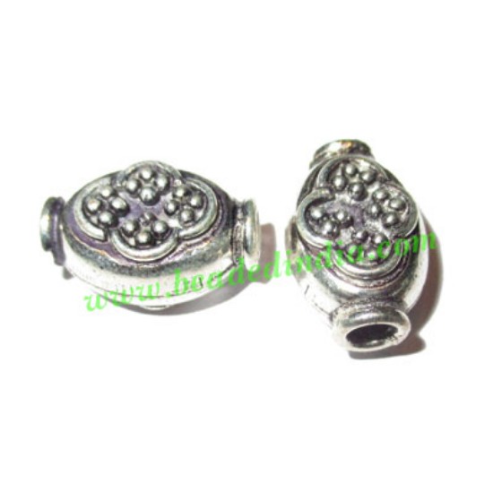 Picture of Sterling Silver .925 Fancy Beads, size: 15.5x10x8mm, weight: 2.06 grams.