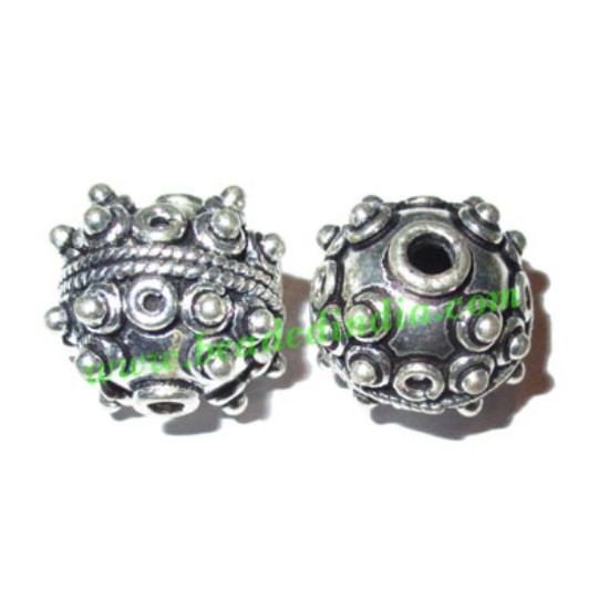 Picture of Sterling Silver .925 Fancy Beads, size: 15x16mm, weight: 4.48 grams.