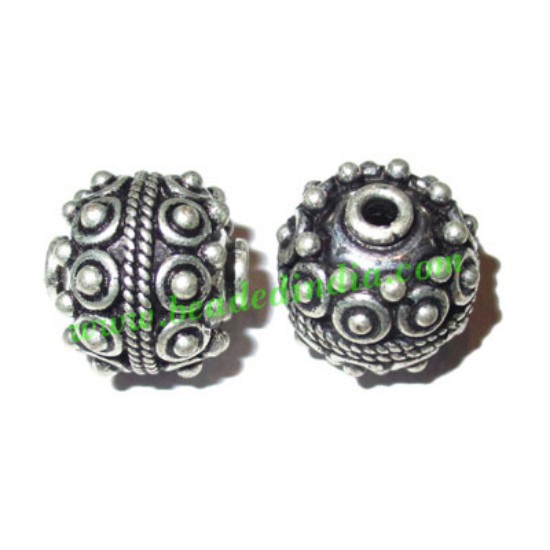 Picture of Sterling Silver .925 Fancy Beads, size: 14x15mm, weight: 5.35 grams.